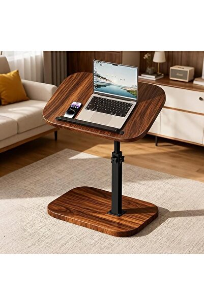 Hannea ® C Shaped Sofa Arm Table,Small Couch Side Table,Adjustable TV Tray fo...