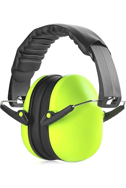 SWIUKPHE Lime Green Noise Reducing Ear Muffs – Adjustable Hearing Protection ...