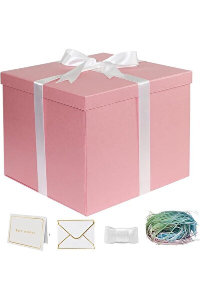 Paporich Large Gift Box, 30 * 30 * 26CM Gift Box with Lid for Presents, Birth...