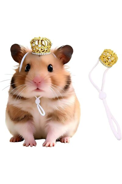 Generic 1PCS Pet Crown Tiara Headband for Small Cat Dogs Puppy Birds Ducks Ch...