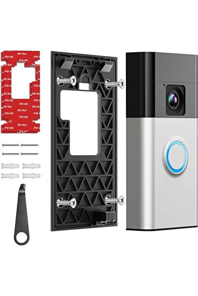 EXCEFORE Adhesive Bracket for Video Doorbell 2024 Battery Release, No-Drill M...