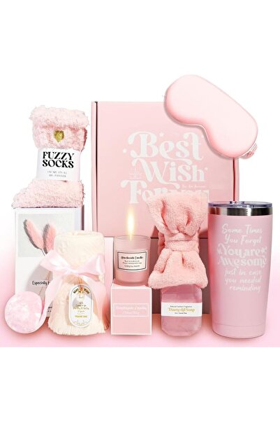 BLYPHOO Luxury Spa Gift Box for Women 11 PCS: Scented Candles & Bath Bombs Se...