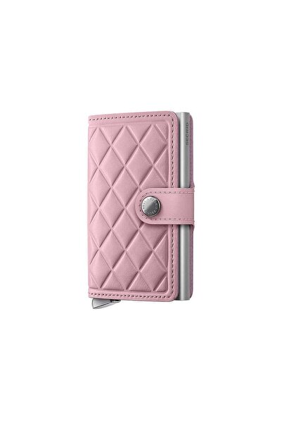 Secrid Premium Miniwallet+ Emboss Diamond Card Holder Wallet, Pink