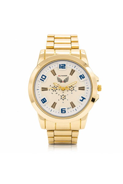 Generic Brand Ceas bărbătesc Ulysses CB54 cu mecanism Quartz, culoare Auriu