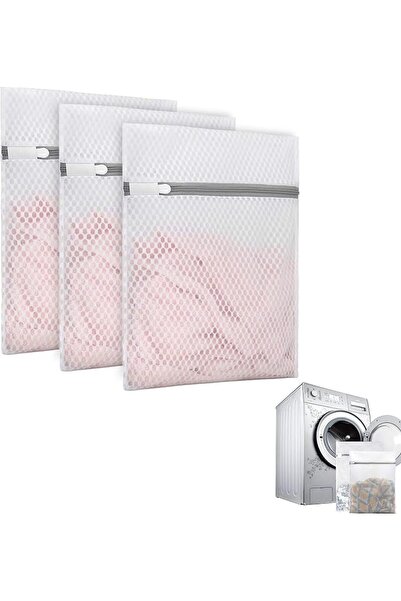 GoodTool 3Pcs Durable Travel Storage Honeycomb Mesh Wash Bags for Laundry, 3 ...