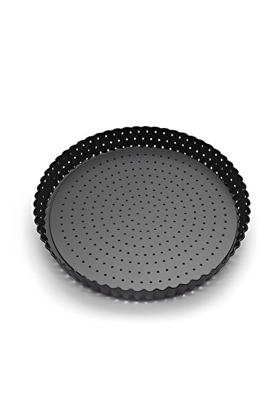 Generic Brand Tavă pizza perforată , Quiche , Antiaderentă , Bază detașabilă ...