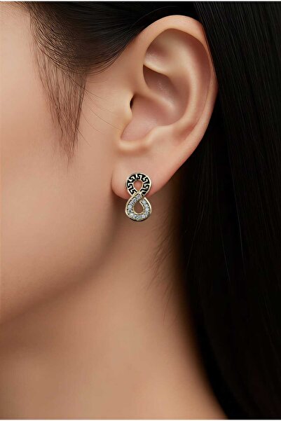 Generic Brand CERCEI INFINIT ,OTEL INOXIDABIL PLACAT CU AUR 14 K ,