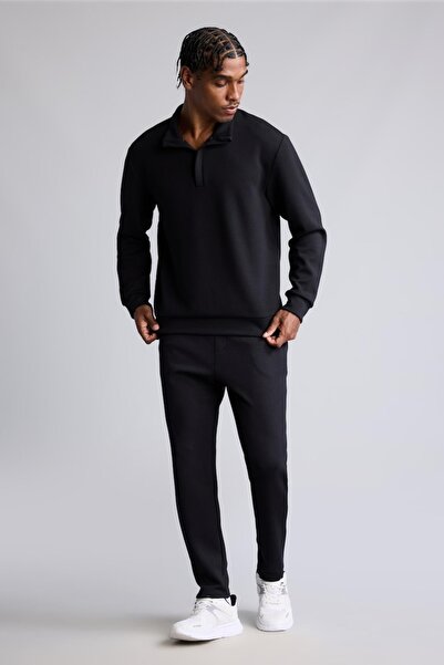 DeFacto Men's Canvas Trousers E9779Ax/Bk81 Black
