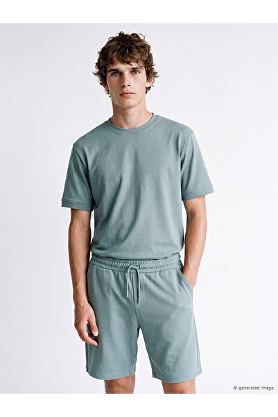 LC Waikiki Alita city: oval neck short sleeve men's pajama top - the alita ci...