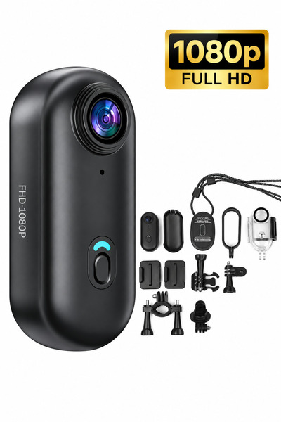 Abbruch Mini Aksiyon Kamera Wifi Su Geçirmez 1080P Full HD Taşınabilir Manyet...