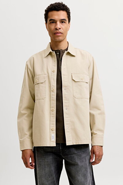 Jack & Jones Erkek Relaxed Fit Gömlek Yaka Overshirt - Colton