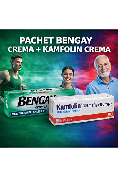 Bengay Pachet Crema si Kamfolin Crema
