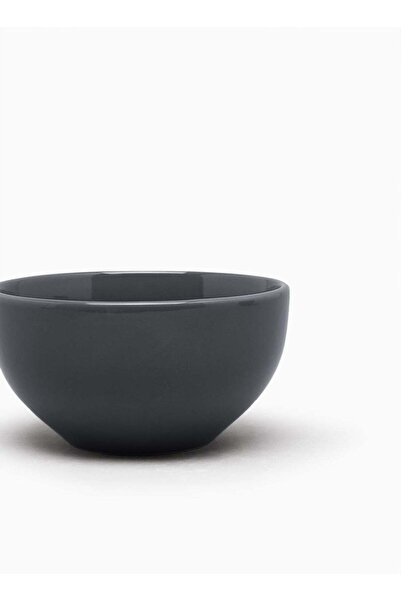 Qadro 4-Piece Stoneware Bowls Set Medium Grey 5.5inch