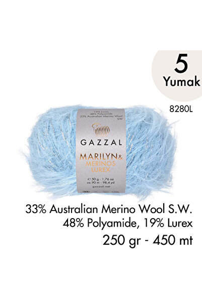 Gazzal Marilyn & Merinos Lurex 8280 L