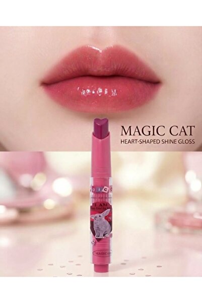 Kozmetik Magic Heart Tip Lipstick - 🪞   Glossy and Moisturizing Effect