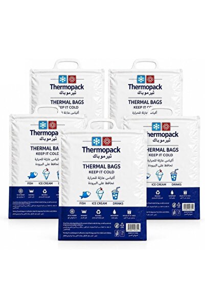 PARADISO Thermopack Thermal Bags Keep It Hot & Cold, 5 Pcs Set, No Ice Needed...