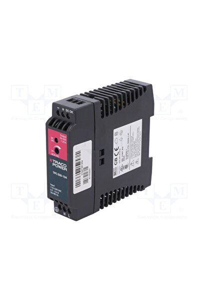 OEM Alimentator pulsatoriu TRACO POWER TPC030-124, pentru şină DIN, 30W, 24VD...