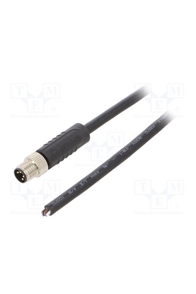 OEM Conector M8 DEGSON ELECTRONICS SM8-CVT-A4M-2A010V, tată, PIN 4, 3A, 30V, ...