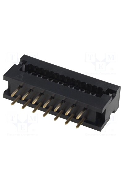 OEM Conector IDC ADAM TECH FTR-14-SG, PIN 14, în unghi, 3A, 250V, IDC,THT, pt...