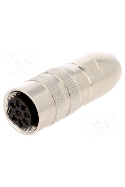 OEM Conector M16 LUMBERG 0322-08-1, mufă, mamă, PIN 8, 5A, 60V, lipire, pe ca...