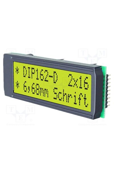 OEM Afișaj LCD DISPLAY VISIONS EADIP162-DHNLED, alfanumeric, STN Pozitiv, 16x...