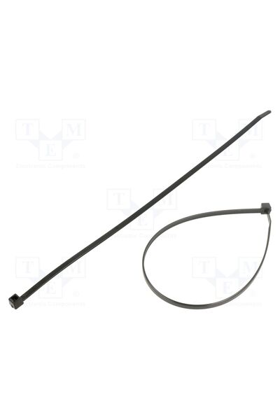 OEM Colier de strângere HELLERMANNTYTON T80I-UVBK, W 4,7mm, neagră, poliamidă...