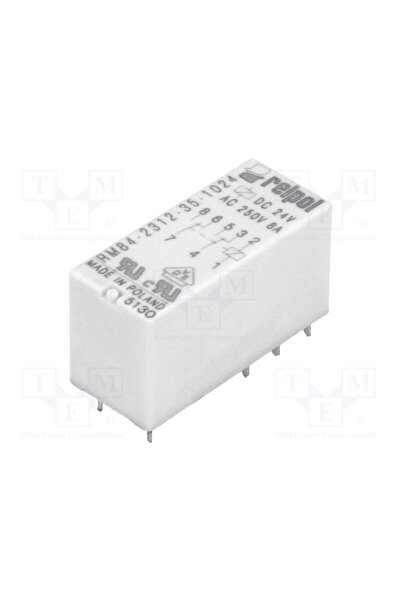 OEM Releu electromagnetic RELPOL RM84-2312-35-1024, Ubobină 24VDC, DPDT, 8A, ...