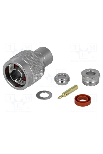 OEM Conector N AMPHENOL RF N1141A1NT3G150, mufă, tată, drept, 50Ω, lipire, PTFE