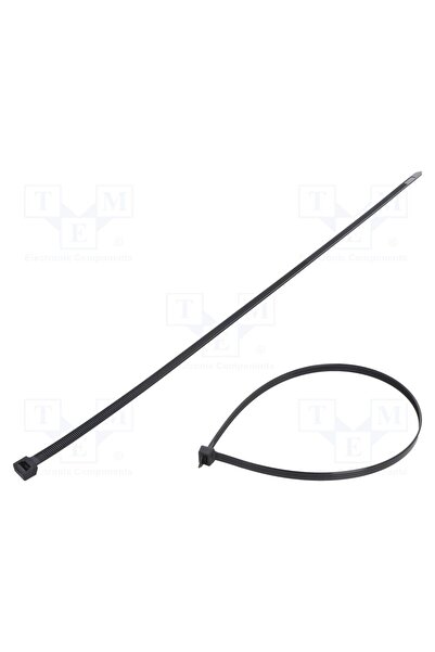 OEM Colier de strângere FIX&FASTEN FIX-S-7.6X450S/BK, W 7,6mm, neagră, poliam...