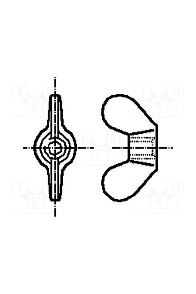 OEM Piuliţă BOSSARD B8/BN208, fluture, M8, 1,25, oţel, Acoperire zinc, BN 208...