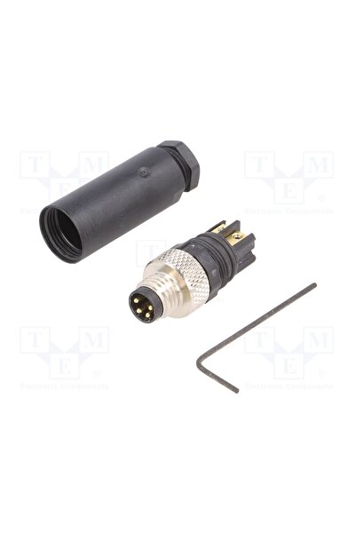 OEM Conector M8 WEIDMÜLLER SAIS-M8-4P, tată, PIN 4, 30V, IP67, drept, pe cabl...