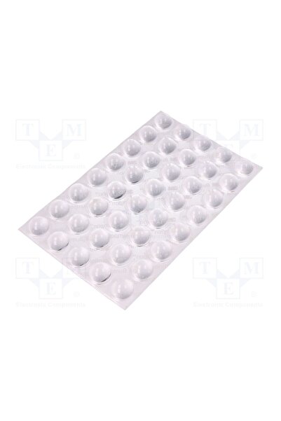 OEM Picioruş autoadeziv 3M SJ5327/CL, H 7,9mm, transparentă, poliuretan, Bump...