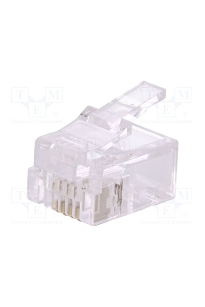 OEM Conector RJ11 LOGILINK LOG-MP0018, mufă, PIN 4, neecranaţi, aurit, 6p4c, ...