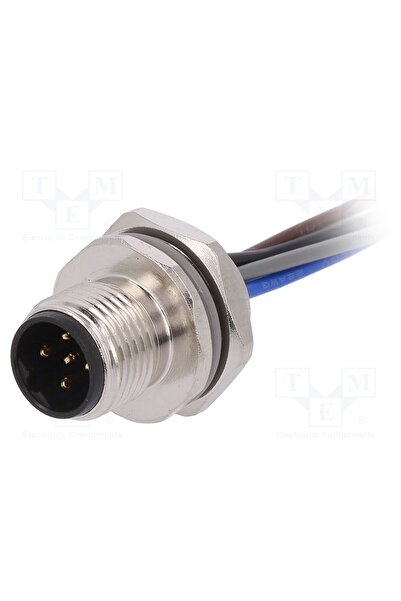 OEM Conector M12 TE Connectivity T4171210405-001, soclu, PIN 5, tată, 60V, dr...