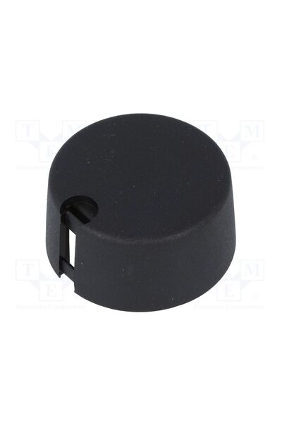 OEM Buton rotativ OKW A1031649, cu indicator, plastic, Øax 6mm, Ø31x16mm, neagră
