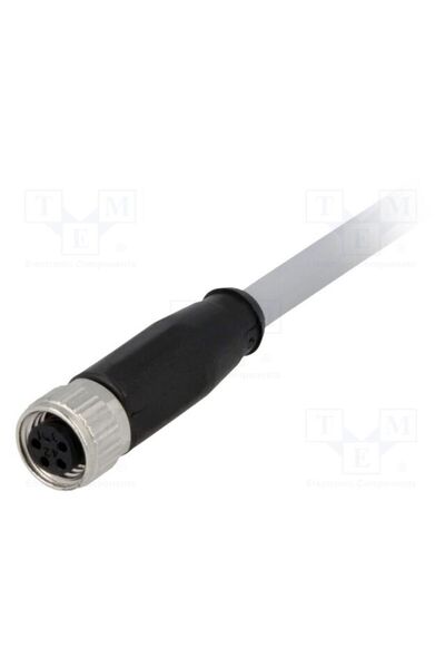 OEM Conector M8 HARTING 21348100481010, mamă, PIN 4, drept, cu cablu, mufă, 1...