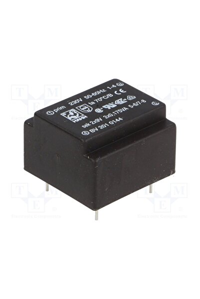 OEM Transformator capsulat HAHN BV2010144, 0.35VA, 230VAC, 9V, 9V, 19mA, 19mA...