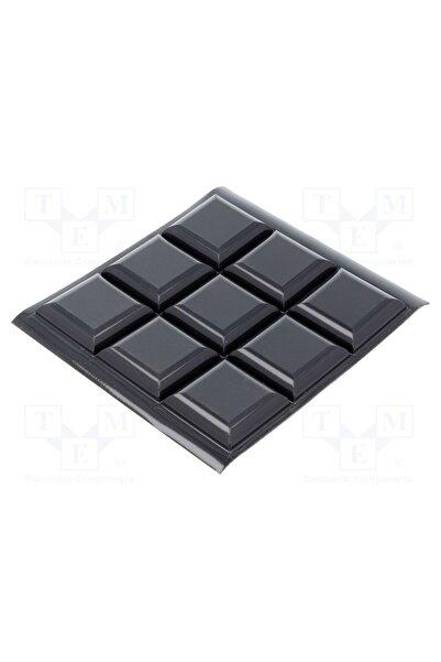 OEM Picioruş autoadeziv 3M SJ5705/BK, H 6,4mm, neagră, poliuretan, Bumpon, Pa...