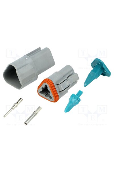 OEM Conector cablu-cablu AMPHENOL AT3PS-CKIT, mufă, tată + mamă, AT, PIN 3, I...