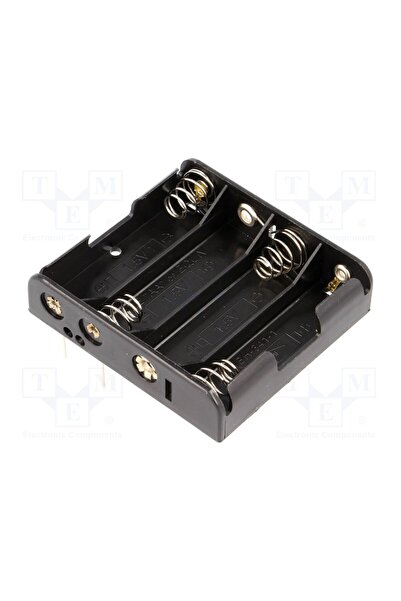 OEM Container COMF BH-341-1P, AA,R6, Nr.bat 4, pt.PCB, neagră