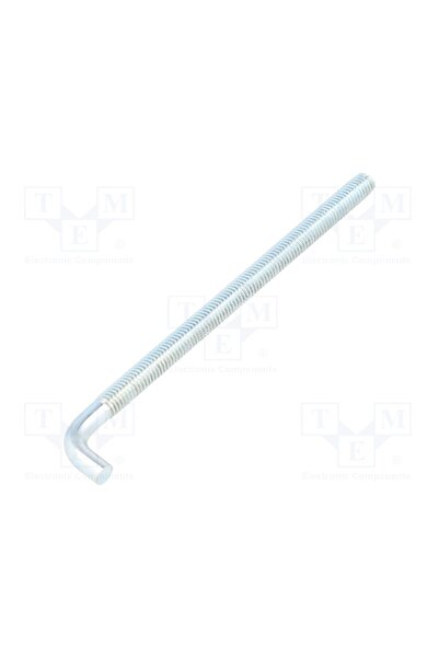 OEM Cârlig DROMET D-HP.6110, M6, drept, oţel, zinc, Lung.filet 94mm, Lung.tot...