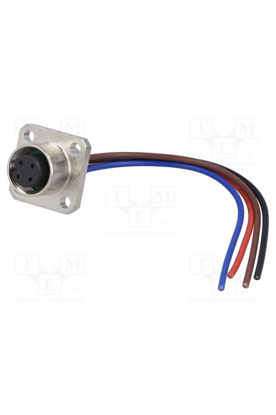 OEM Conector M12 DEGSON ELECTRONICS SM12-S90C-A4F2A010, soclu, mamă, 4 PINI, ...