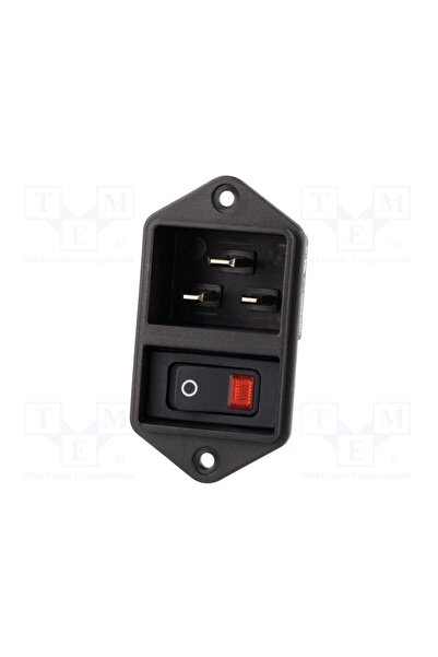 OEM Conector alimentare AC SCHURTER EC11.0021.001, soclu, tată, 16A, 250VAC, ...