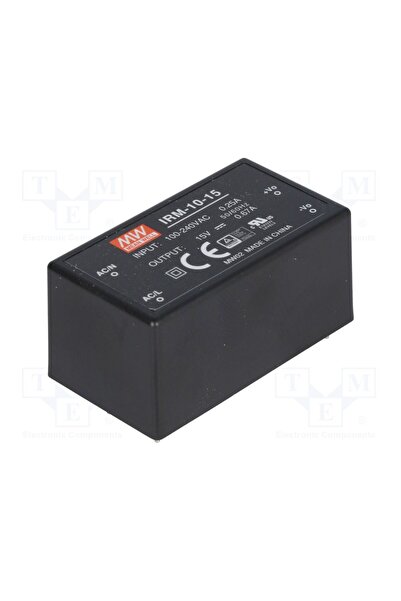 OEM Convertor AC/DC MEAN WELL IRM-10-15, 10,05W, Intrare 85÷264VAC, 120÷370VD...