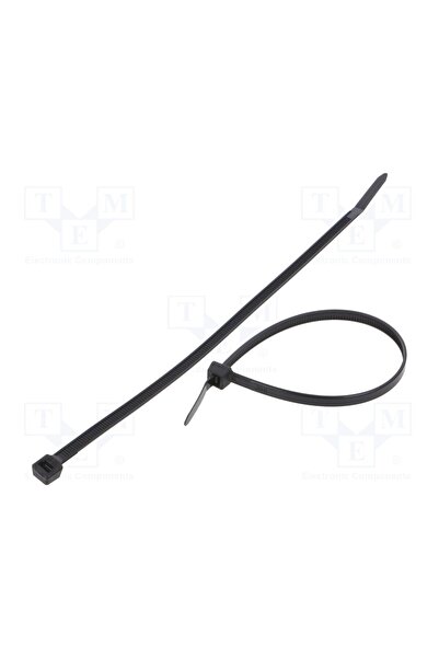 OEM Colier de strângere FIX&FASTEN FIX-S-4.8X200S/BK, W 4,8mm, neagră, poliam...