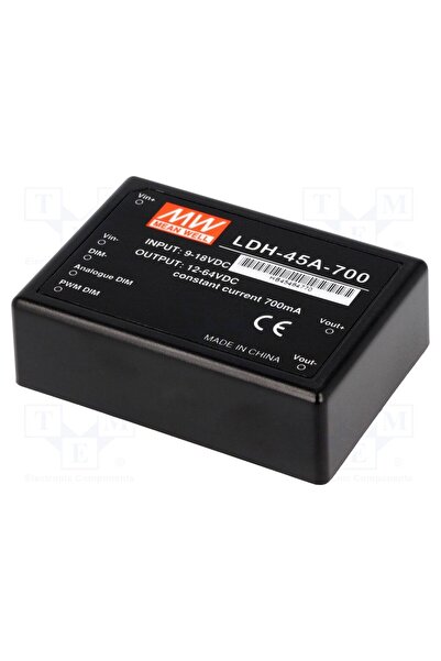 OEM Convertor DC/DC MEAN WELL LDH-45A-700, 44W, Intrare 9÷18VDC, Ieșire 12÷64...