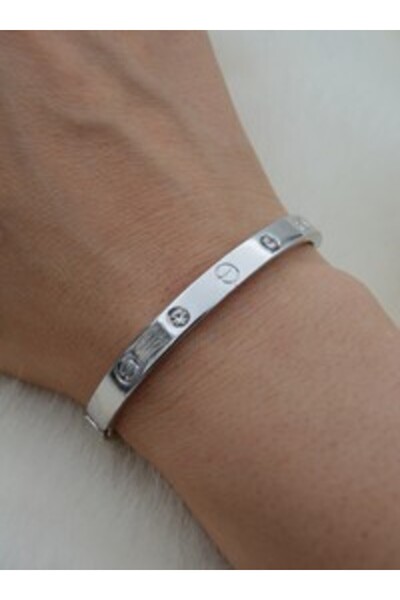 Stoneage Silver Handcuff Bracelet -