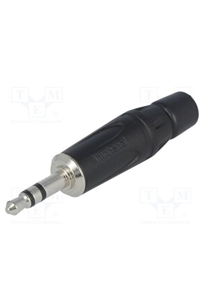 OEM Conector Jack 3,5mm AMPHENOL KS3PB, mufă, tată, stereo, piste 3, drept, p...
