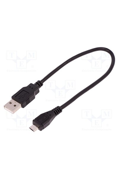 OEM Cablu QOLTEC QOLTEC-50494, USB 2.0, USB A mufă,USB B micro mufă, 0,25m, n...