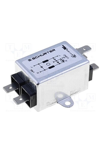 OEM Filtru anti-interferenţe SCHURTER 5500.2040, monofazat, 250VAC, Cx 15nF, ...